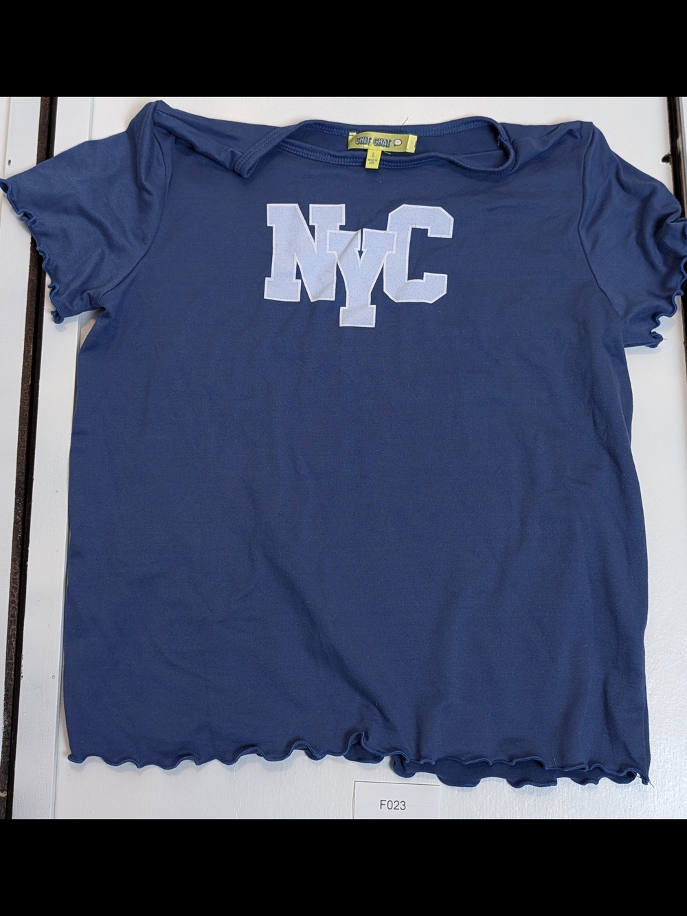 Girls' Navy NYC Graphic Short Sleeve Tee -